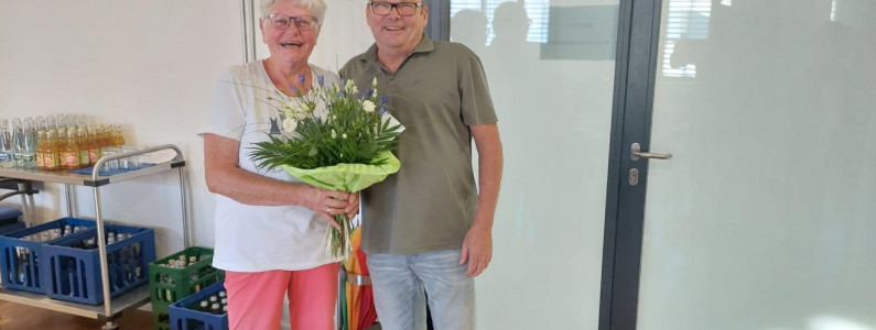 Dankeschön der Fraktion an Christine Muser